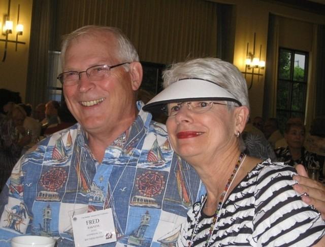 Sharon and Fred at Banquet Dinner