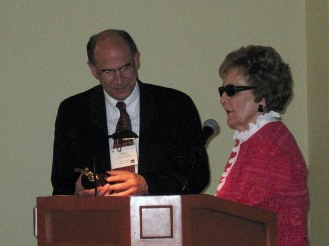 Mark Hallett MD and Mary Lou Thompson