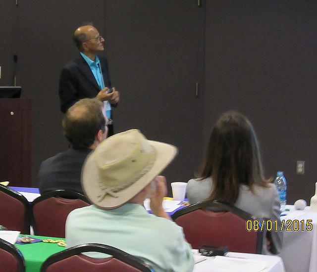 Dr Rao presents
