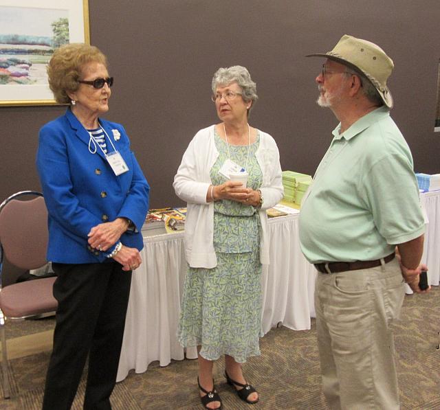 Mary Lou Thompson, Linda Peterson and Peter Bakalor