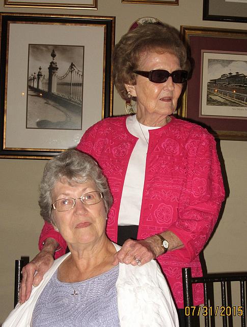 Mary Lou Thompson and Linda Peterson