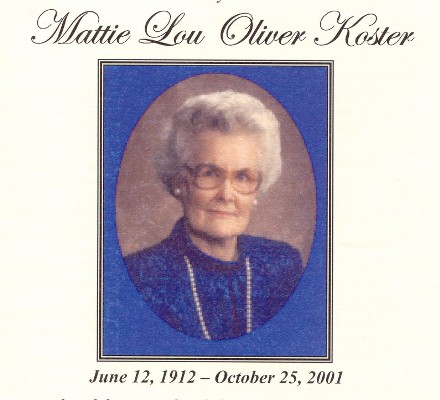 Mattie Lou Koster